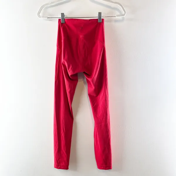 Lululemon Instill High-Rise Tight Leggings 25" Dark Red 0 - Image 6