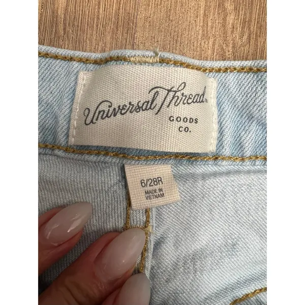 Women's‎ High-Rise Vintage Straight Jeans - Universal Thread™ Siz 6/28R - Image 7