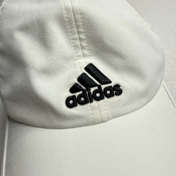Adidas Classic White Cap with Black Logo - Image 4