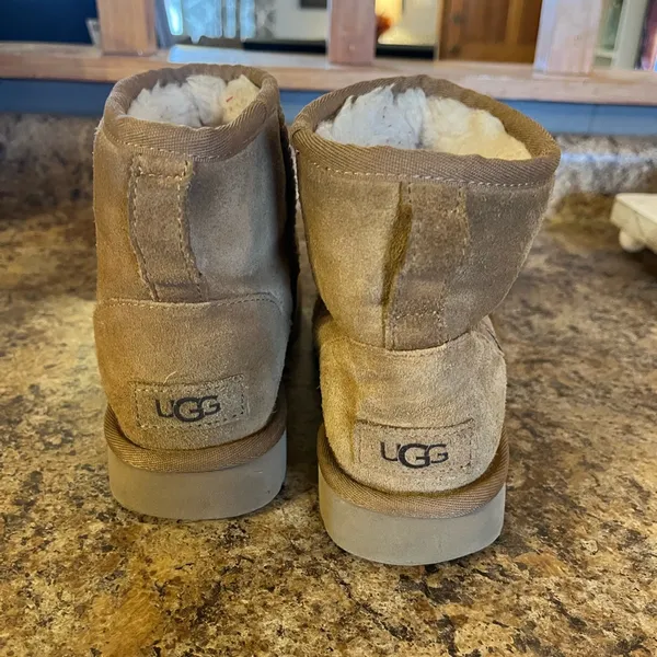 UGG‎ Brown Suede Ankle Booties - Image 5