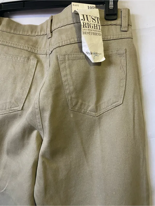 Style & Co. Women Straight-Leg Chinos in Tan - Image 4