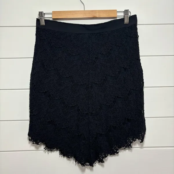 Free‎ People Intimately Sabrina Ginger Skirt Women Size M Black Lace Nylon. - Image 2