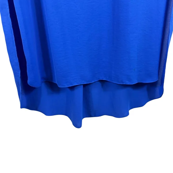 Rachel Rachel Roy Royal Blue Sleeveless‎ Line High Slit Midi Dress Size Large - Image 3