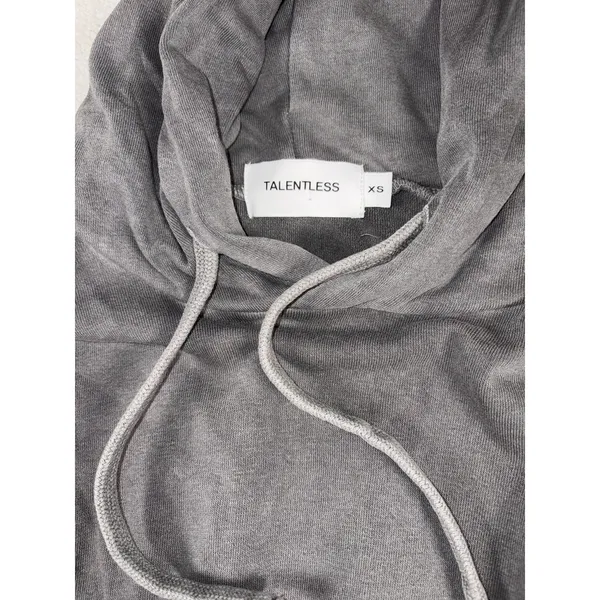 Talentless grey cropped boxing‎ hoodie women Xs - Image 4