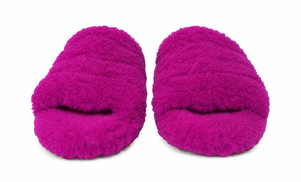 972 UGG Fluff Yeah Fuchsia Platform Slippers Women’s Size 9 - Image 3