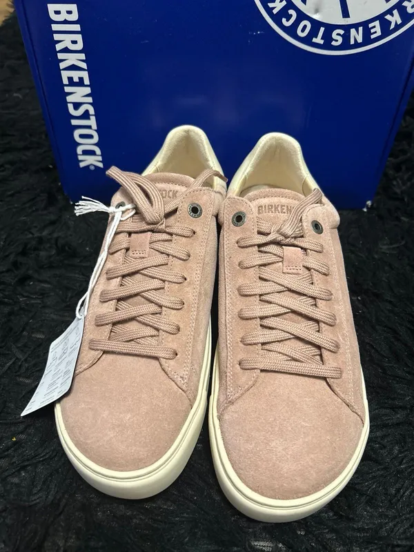 BIRKENSTOCK Bend low pink leather lace up shoes sneakers women’s eur 38 new - Image 2