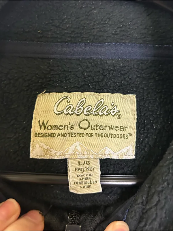 Cabela's Women's Fleece Zipped Sweater Vest Size Large - Image 7
