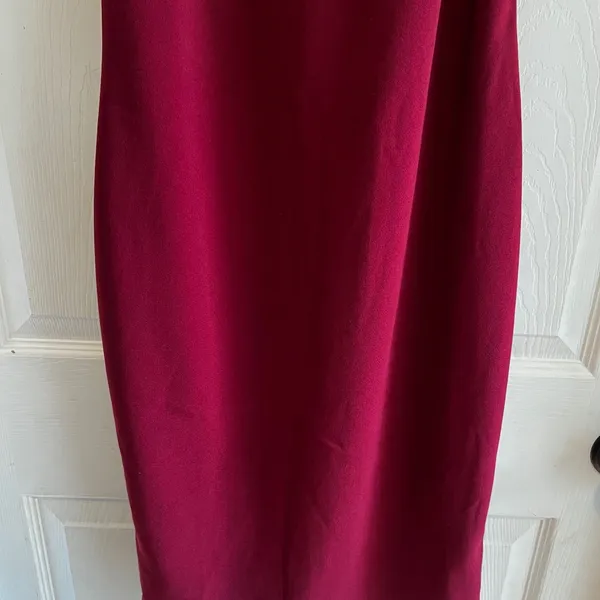 Lulus Burgundy Lace Midi Dress Size Medium NWT Holiday Wedding Fall - Image 5