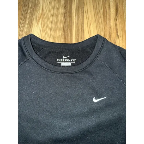 Nike‎ Women's Sz Large L Therma-Fit All Time Crew Black Sweatshirt - Image 3