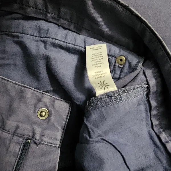 Athleta Cargo Pants Women's Blue Straight Leg Cargo‎ Pants, 12 - Image 5