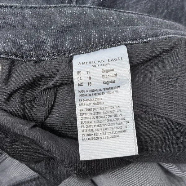 American Eagle Outfitters Black Mom Straight Jeans - Image 5