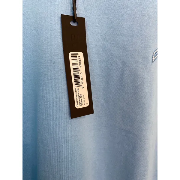 New Oner Active Classic Oversized Long Sleeve Top Arctic Blue Small - Image 2