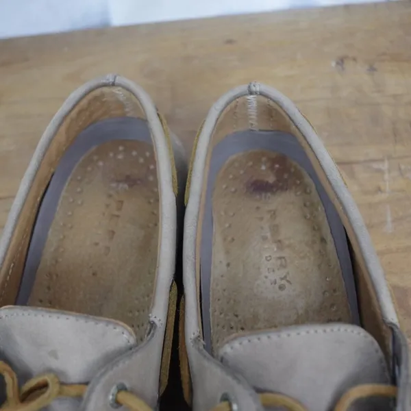 Ladies' Sperry Top Sider Brown Leather Boat Shoes Size 7.5M - Image 9