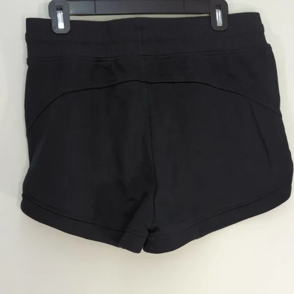 HALARA Women's Cotton Blend Black‎ Shorts | LARGE - Image 3