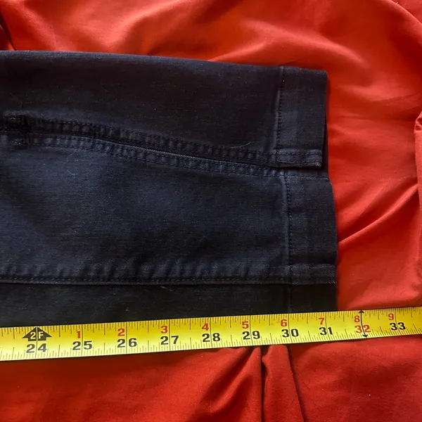 Free people‎ NWT size 24 split seam jeans black side zipper - Image 7