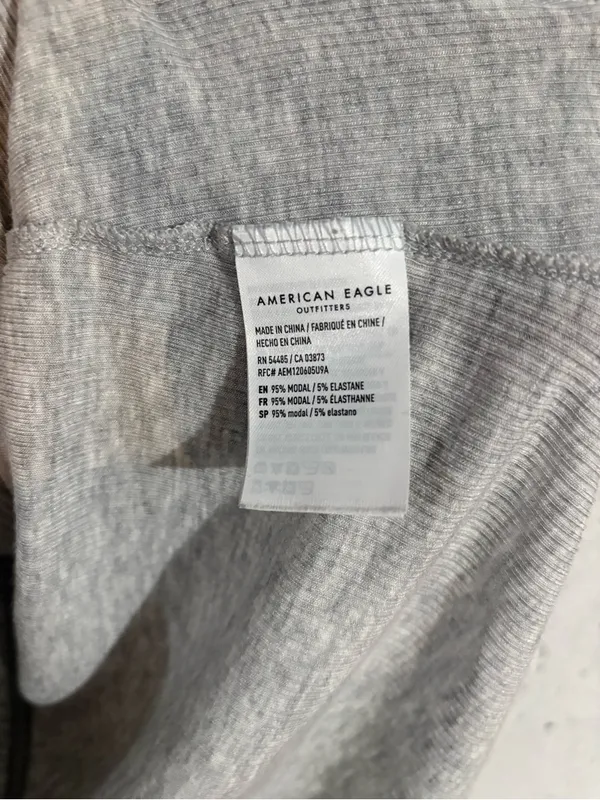 American Eagle Soft & Sexy Rib Tee | Size: Medium - Image 4