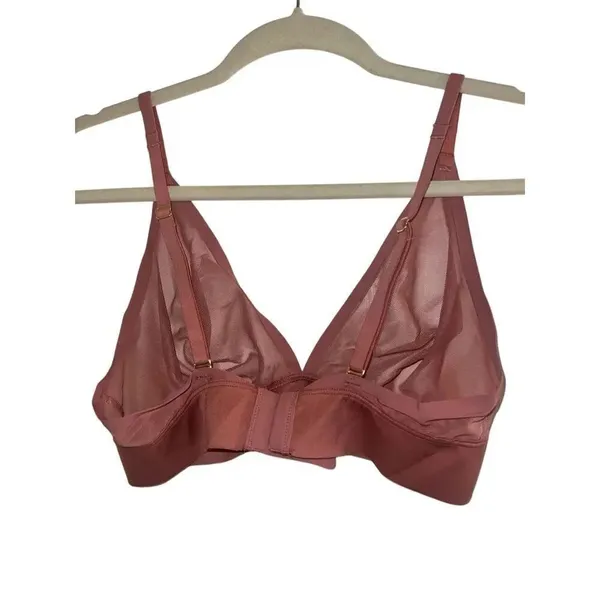 ✨SOMA Mesh Triangle Sz Medium Bra Bralette With Get-A-Grip Straps in Clay Rose✨ - Image 5