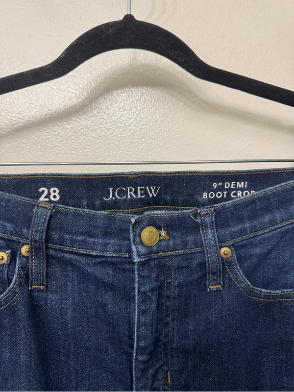 EUC J.Crew 9" Demi Boot Crop - Image 3