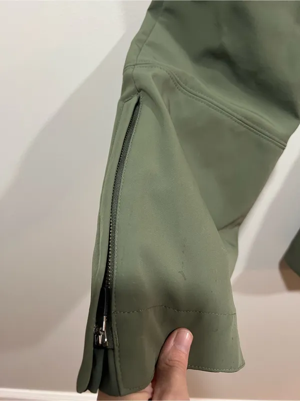 Obermeyer Women’s Olive Green Flared Skiing Performance Pants - Image 9