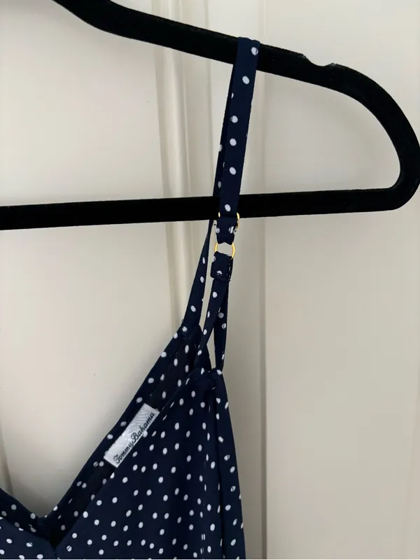 Tommy Bahama Fractured‎ Polka Dot Scarf Coverup Dress Size XL - Image 3