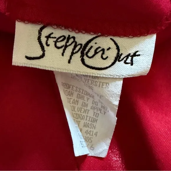 Vintage Y2K Red Satin Lace Up Slip Maxi Dress Size 5/6 Coquette Y2K‎ Glam - Image 11