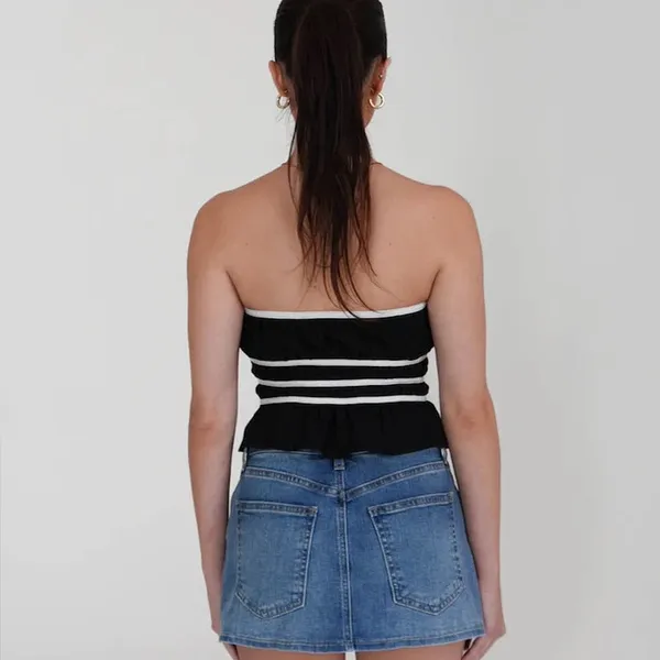 Revolve Grey Bandit top - Image 2