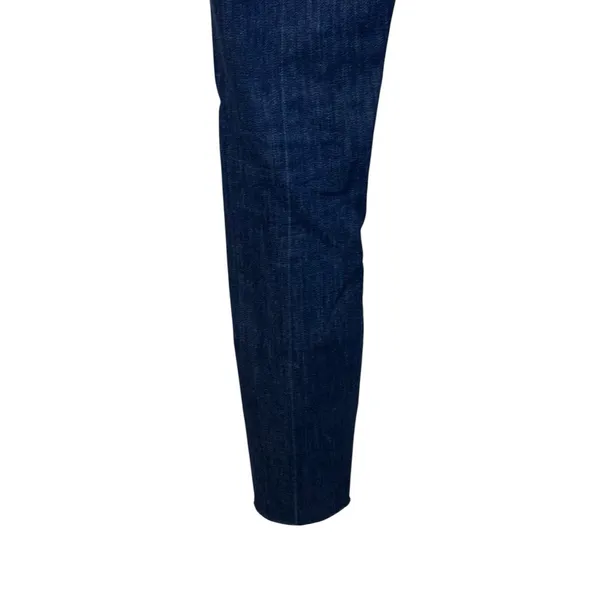 Mother Women's Jeans The Runaway Skinny‎ Leg Raw Hem Dark Wash Denim Blue 30X30 - Image 8
