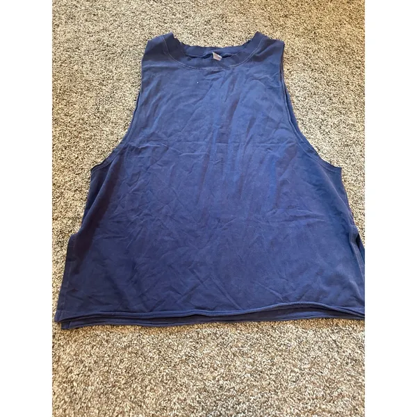 Free People Movement‎ Love Tank Navy Blue Muscle Tank Top XS a036 - Image 2
