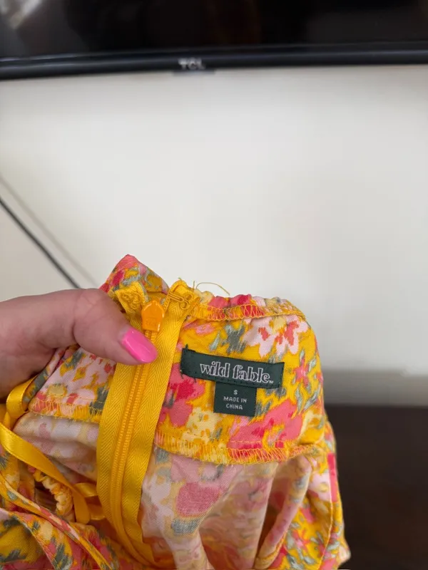Wild Fable Yellow Floral Sundress - Image 2