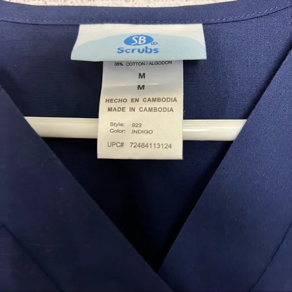 Sb Scrubs Professional Womens Top Sz M - Image 3