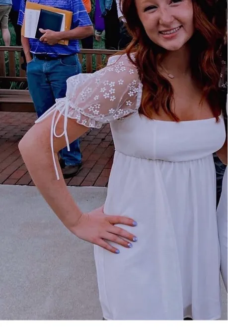 Lucy in the Sky White Mini Dress - Image 6