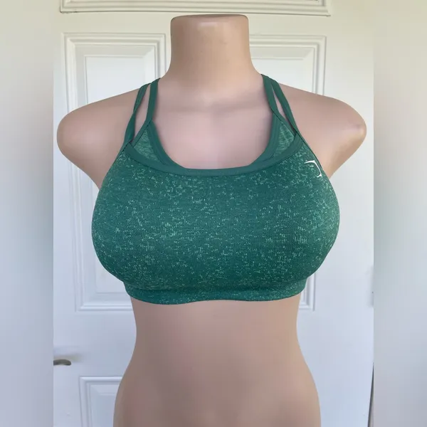 Gymshark Teal Sports Bra - Image 2