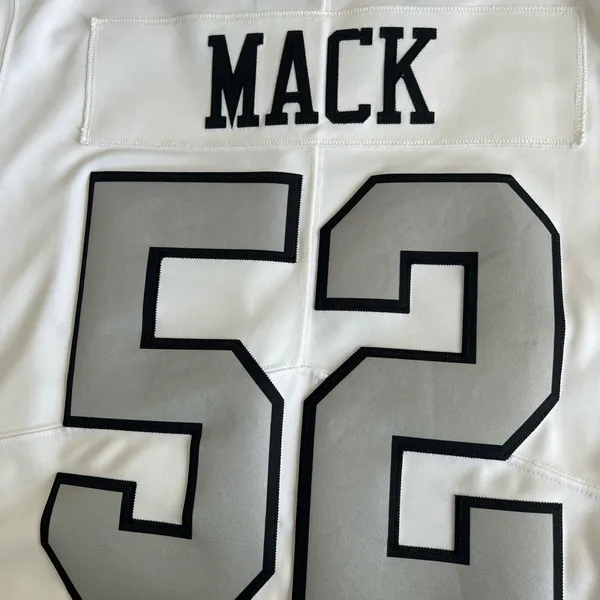 NFL Las Vegas Raiders Khalil Mack‎ Nike Jersey Women’s Size Large - Image 7