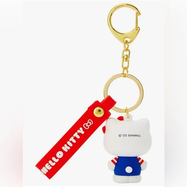 Hello Kitty Red and Gold Key chain - Image 2