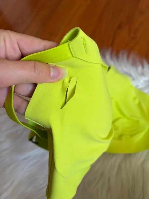 Aerie Smoothez Neon Yellow Bra Women’s Medium - Image 5