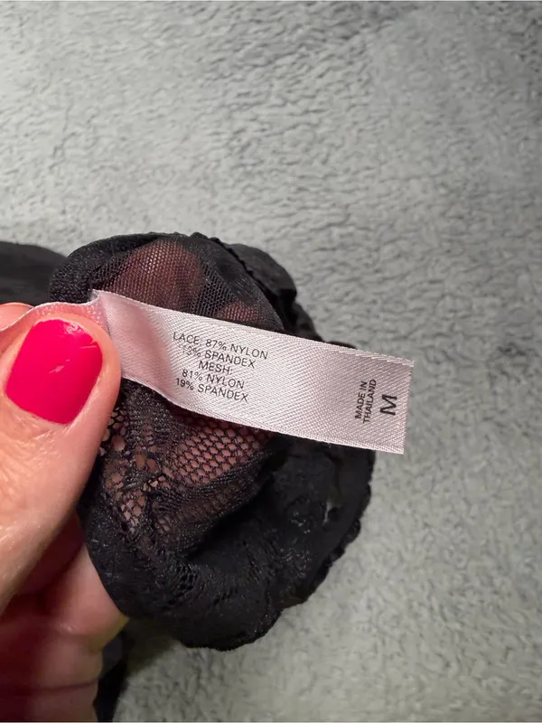 Victoria’s Secret Black Lace Slip Nightdress y2K medium - Image 10