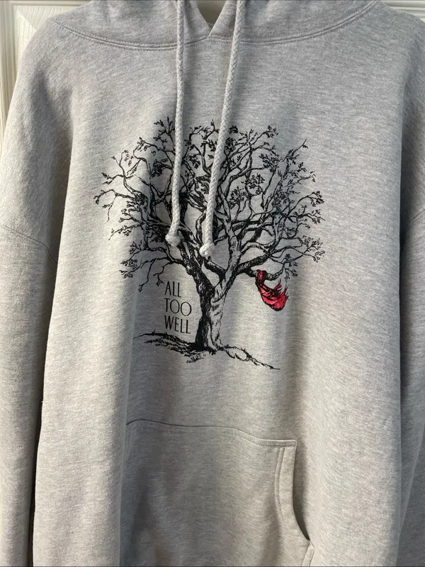 Taylor Swift All Too Well Pullover Hoodie Size 3XL Gray. Red Album. - Image 10