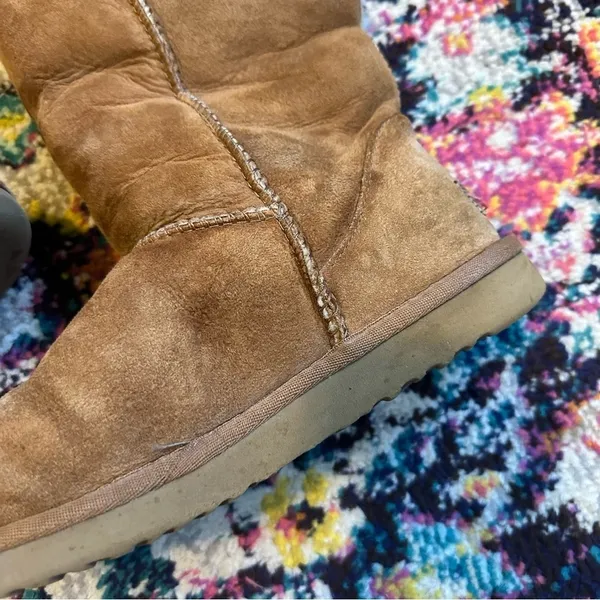 UGG Classic Tall Sheepskin Boot Chestnut Womens Size 7 - Image 2
