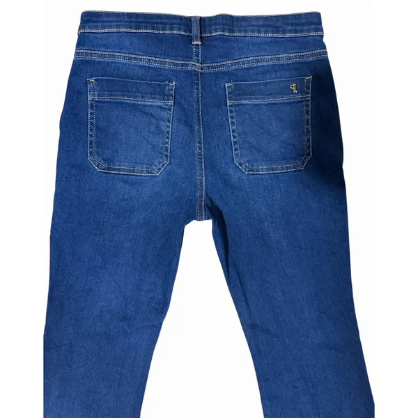 Pilcro‎ Anthropologie The Icon Flare Jeans Mid Rise Retro Look Women's Size 28 - Image 4