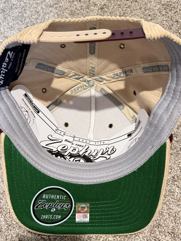 Zephyr Texas A&M Aggies Beige Corduroy Theory Vault Rope Hat - Image 5