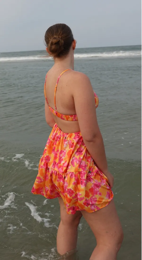 Shein Pink Floral Dress Mini - Image 2