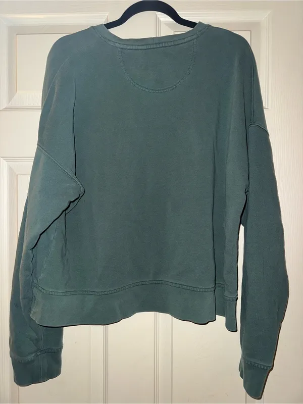 Carhartt Women's Crewneck Sweatshirt in Sage - Image 6