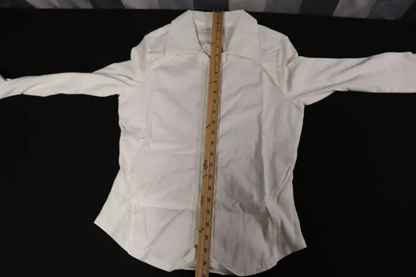 We The Free Alisa Mixed Media Button Up Top White Size M - Image 6