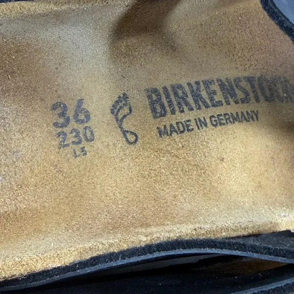 Birkenstock Gizeh Black Birko-Flor Thong Sandals Womens‎ 36 L5 Made in Germany - Image 2