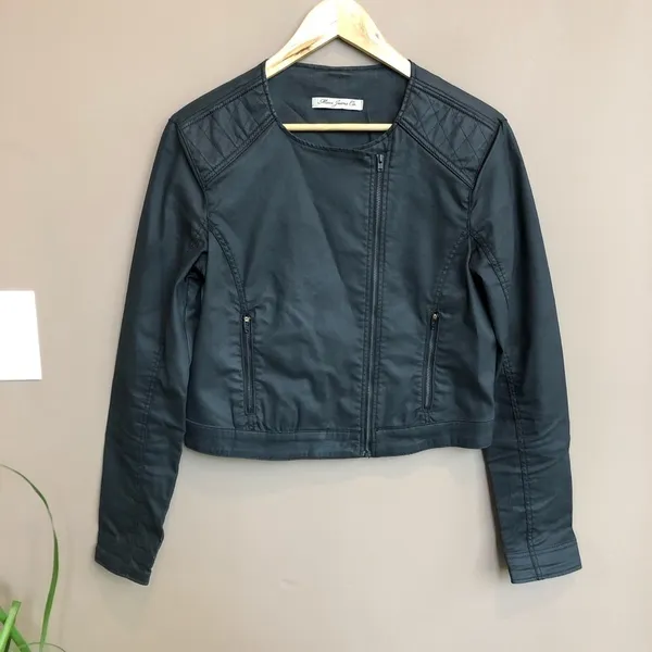 Mavi Jeans‎ Co. Ruby Coated Black Jacket Small - Image 2