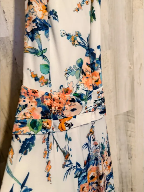 Trafaluc Zara Taller Medium Floral Maxi Dress Sleeveless Boho Romantic - Image 9