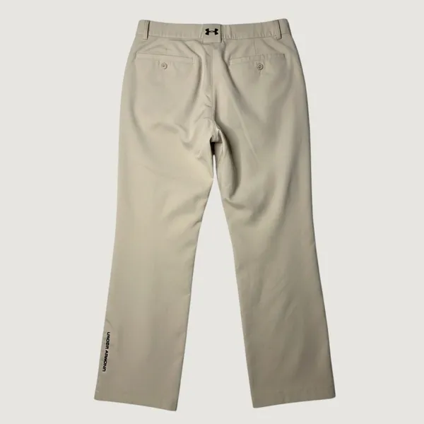 Under Armour Golf Pants‎ Women 32 Khaki Beige Stretch Chino Performance Trousers - Image 2