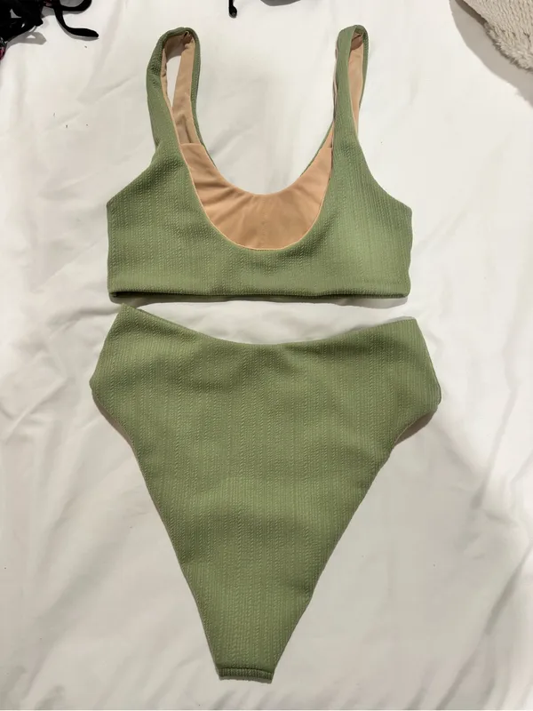 Maiyo London Green Flower Bikini - Image 3