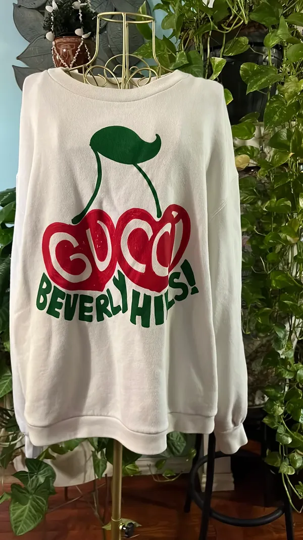 Gucci Beverly Hills Cherries pullover sweatshirt  - Image 2