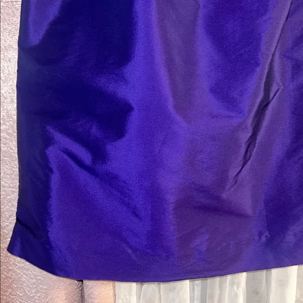 NWT Angelina Faccenda Size 12 Violet Halter Style Dress - Image 3